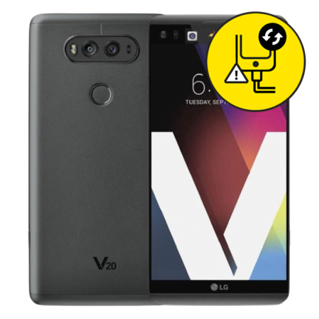 LG V20 Black Charging Port Replacement