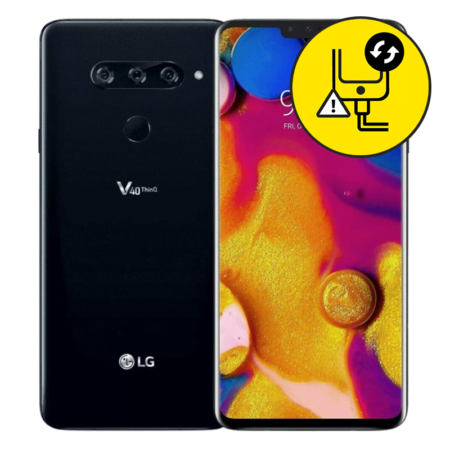 LG V40 Black Charging Port Replacement