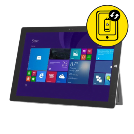 Microsoft Surface Pro 3 Black Battery Replacement