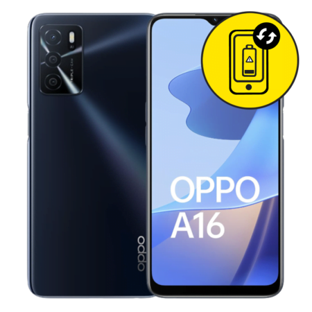 Oppo A16 Black Battery Replacement