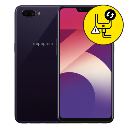 Oppo A3S Black Charging Port Replacement