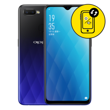 Oppo A7X Blue Power And Volume Button Replacement