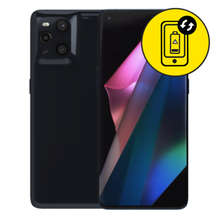 Oppo Find X3 Pro Black Battery Replacement