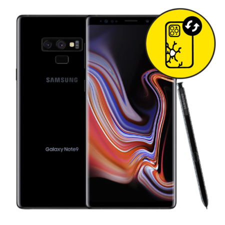 Samsung Galaxy Note 9 Black Back Glass Replacement