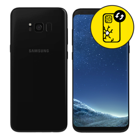 Samsung Galaxy S8 Black Back Glass Replacement