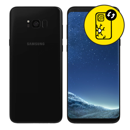 Samsung Galaxy S8 Plus Black Back Glass Replacement