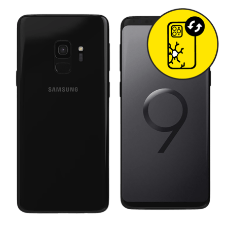 Samsung Galaxy S9 Black Back Glass Replacement