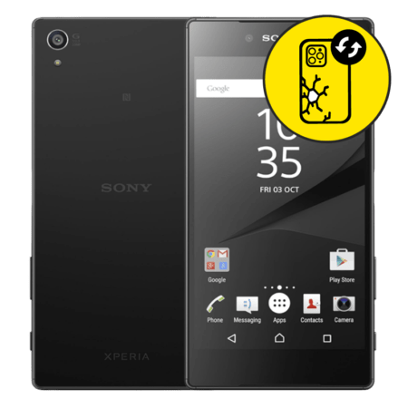 Sony XA Black Back Glass Replacement