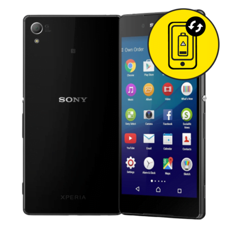 Sony Z3 Plus Black Battery Replacement