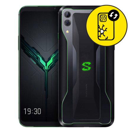 Xiaomi Black Shark 2 Black Back Glass Replacement