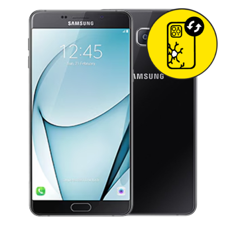 Samsung A9 Back Glass Replacement - Black