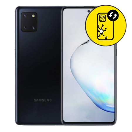 Samsung Note 10 Lite Back Glass Replacement - Aura Black