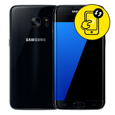 Samsung S7 Edge LCD Replacement B Grade - Black