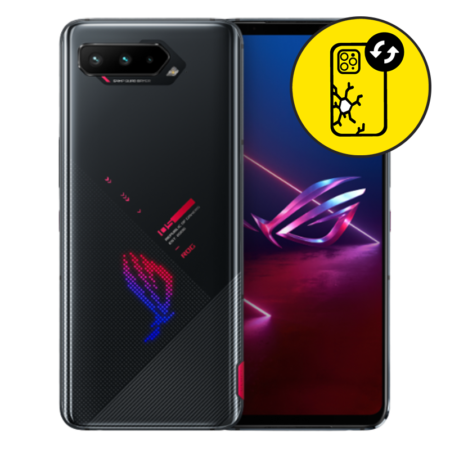 Asus ROG Phone 5S Back Glass Replacement - Phantom Black