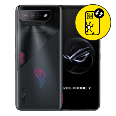 Asus ROG Phone 7 Back Glass Replacement - Phantom Black