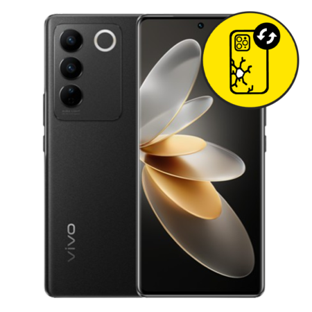 Vivo V27 Back Glass Replacement - Noble Black