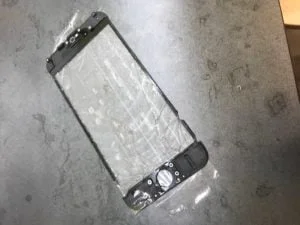 separate iphone lcd from glass