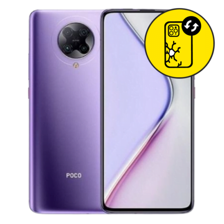 Xiaomi Poco F2 Purple Back Glass Replacement