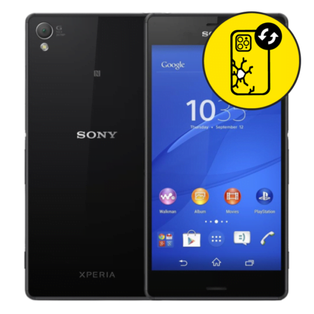 Sony Z3 Black Back Glass Replacement