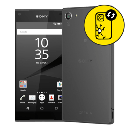 Sony Z5 Black Back Glass Replacement