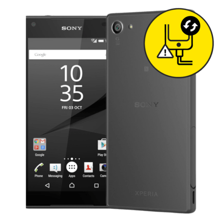 Sony Z5 Black Charging Port Replacement