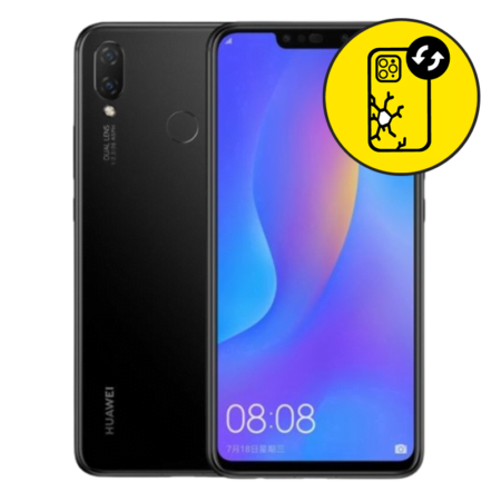 Huawei Nova 3i Black Back Glass Replacement