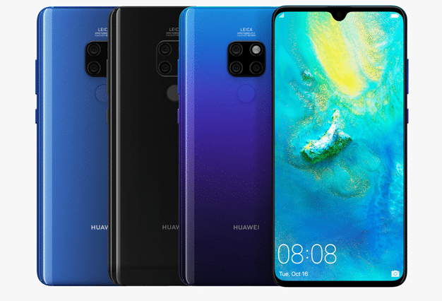 Huawei Mate 20 Color Selections