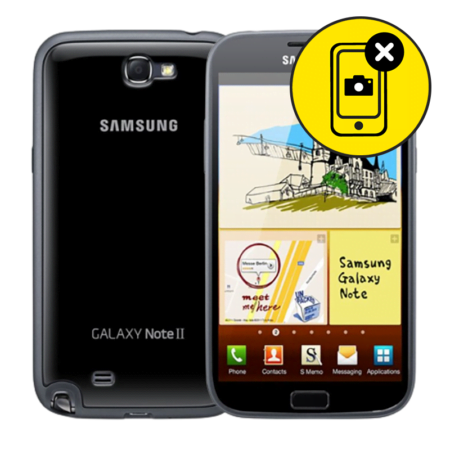 Samsung Note 2 Camera Removal Service