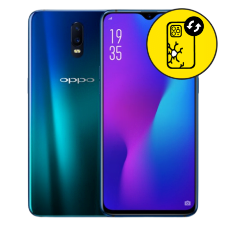 Oppo R17 Ambient Blue Back Glass Replacement