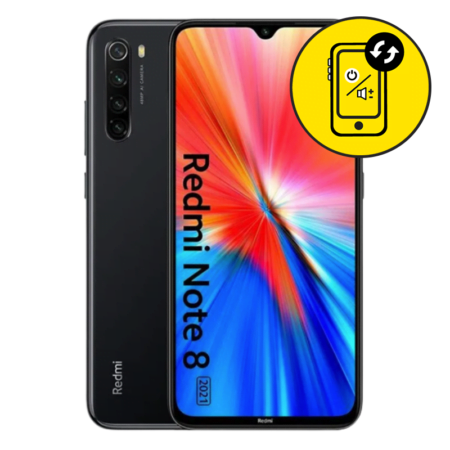 Xiaomi Redmi Note 8 Black Power And Volume Button Replacement