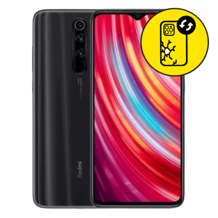 Xiaomi Redmi Note 8 Pro Black Back Glass Replacement