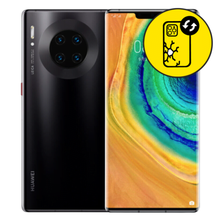 Huawei Mate 30 Pro Black Back Glass Replacement