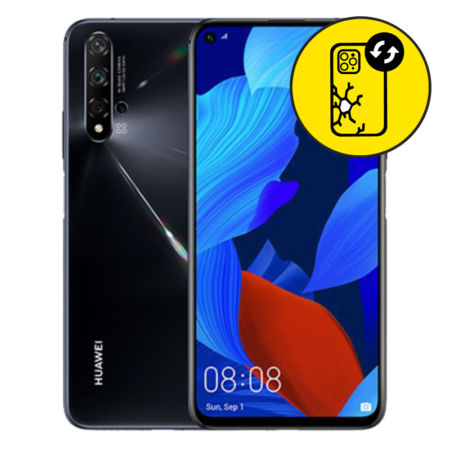 Huawei Nova 5T Black Back Glass Replacement