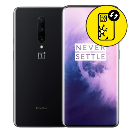 OnePlus 7 Pro Black Back Glass Replacement