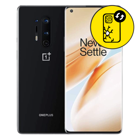 OnePlus 8 Pro Black Back Glass Replacement