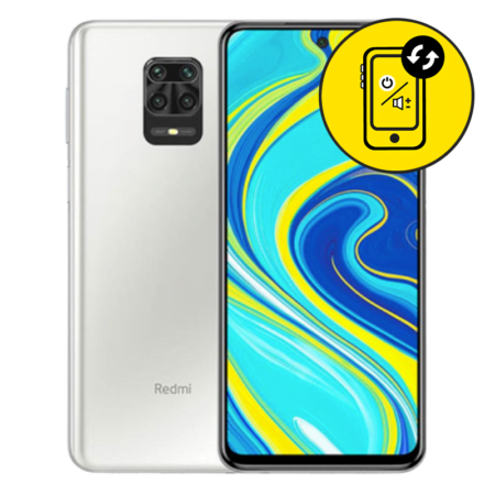 Xiaomi Redmi Note 9S White Power And Volume Button Replacement