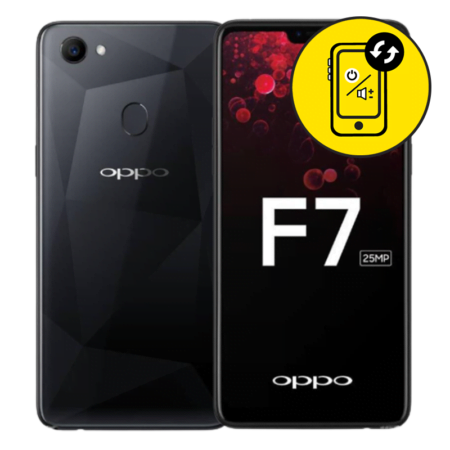 Oppo F7 Black Power And Volume Button Replacement