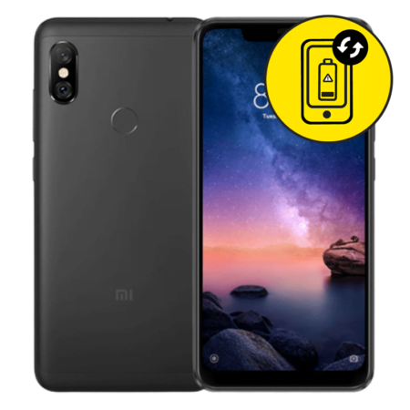 Xiaomi Redmi Note 6 Pro Black Battery Replacement