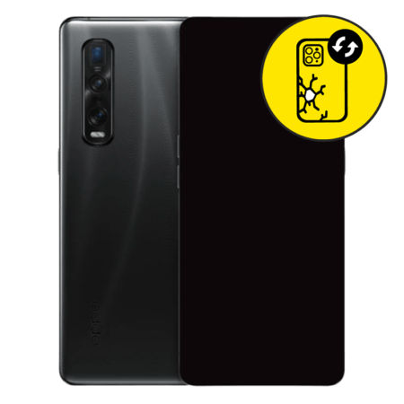 Oppo Find X2 Pro Black Back Glass Replacement