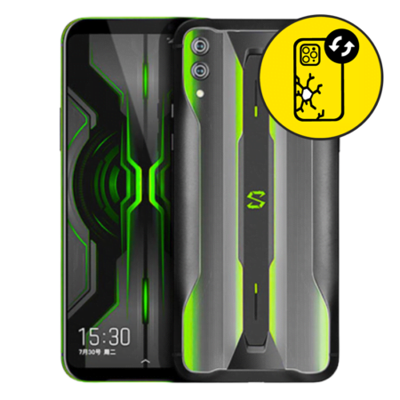 Xiaomi Black Shark 3 Black Back Glass Replacement