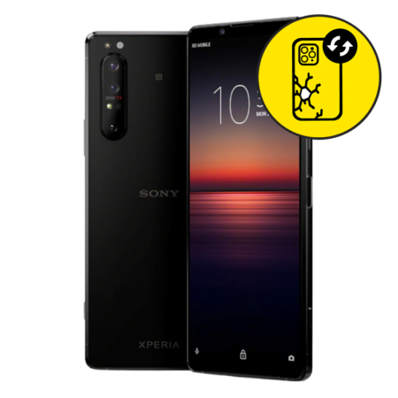 Sony XPERIA 1ii Black Back Glass Replacement