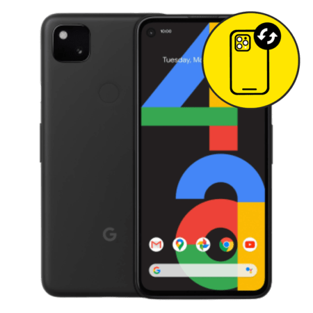 Google Pixel 4a Black Camera Lens Replacement