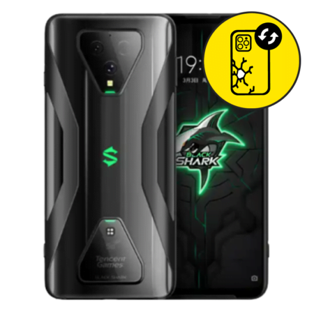 Xiaomi Black Shark 3 Pro Black Back Glass Replacement