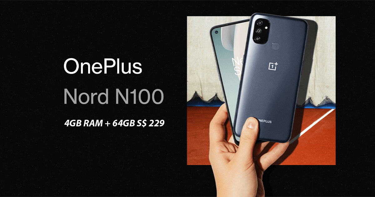 OnePlus Nord N100 Banner Singapore