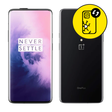 OnePlus 7 Pro Black Back Glass Replacement