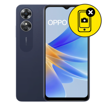 Oppo A17 Black Camera Removal Service