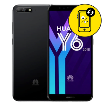 Huawei Y6 2018 Black Power And Volume Button Replacement