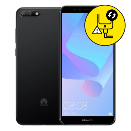 Huawei Y6 Pro 2018 Black Charging Port Replacement