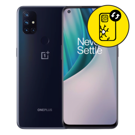 OnePlus N10 Black Back Glass Replacement