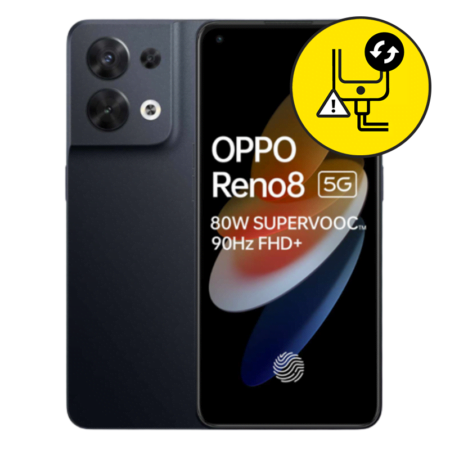 Oppo Reno 8 5G Black Charging Port Replacement